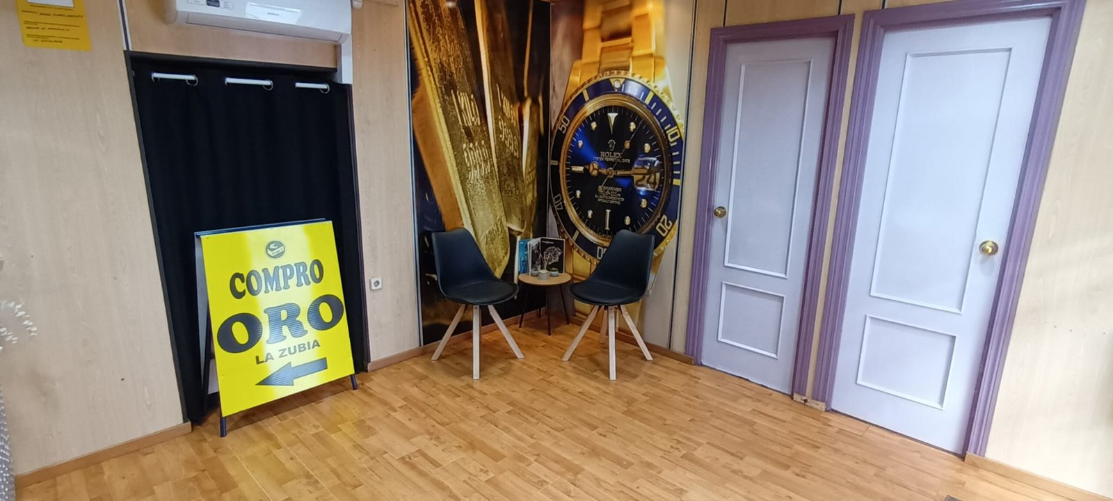 Interior del local de La Zubia